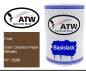 Preview: Ford, Dark Chestnut Pearl Metallic, 6Y / 6286: 500ml Lackdose, von ATW Autoteile West.